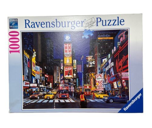 Ravensburger Jigsaw Puzzle Times Square New York City Skyline 1000 Piece Premium - £9.94 GBP