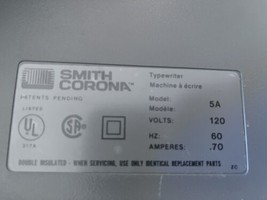 Vintage Smith Corona Electric Typewriter SL 500 With Cover - £51.11 GBP