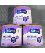 3 Cans Enfamil Gentlease Infant Formula Powder 0-12 Mths 19.9 Oz Each Ex... - £58.45 GBP