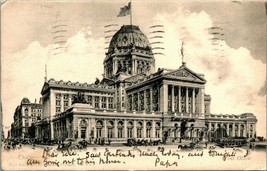 US Government Building and Post Office Chicago Illinois UDB 1900s Vtg Postcard - $9.85