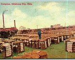 Cotton Compress Oklahoma City OK Oklahoma 1911 DB Postcard P8 - £3.08 GBP