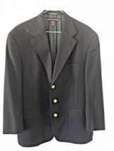 Tommy Hilfiger Blazer Men&#39;s Dark Blue Wool 3 Button Sport Coat Jacket 42 Reg. - £19.93 GBP