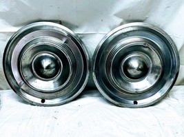 2x Mopar 1734182 1957 Chrysler Windsor Stainless Steel 14&quot; Hubcaps For R... - $67.47