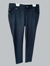 Tory Burch Ladies Designer Black Zip Front 5 Pocket Design Long Pants Euc Xs - £52.83 GBP