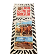 Lion Country Safari Brochure Vintage Advertising Dallas Fort Worth Texas... - $15.49