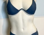 Shein Blue with Underwire Top Two Piece Bikini Size M - £7.46 GBP