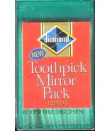 Wood Toothpicks MIRROR PACK portable dispenser Car Pocket Purse Travel D... - £13.23 GBP