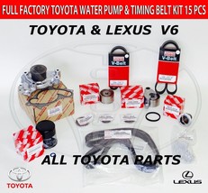 Oem Lexus Toyota 29 Pcs Timing Belt Kit 3.0 &amp; 3.3 V6 Made In Japan &amp; Usa - £414.12 GBP