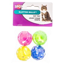 Spot Slotted Balls with Bells Inside Cat Toys - $26.71