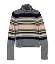 AEROPOSTALE Womens Striped Turtleneck Pullover Sweater, Red, X-Small - £5.41 GBP+