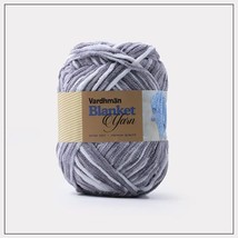 Blanket Knitting Yarn Thick/Mottu Multi Grey White Wool Yarn For Knitting pack 2 - £23.26 GBP