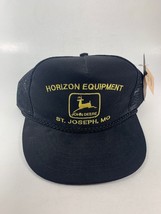 Vintage John Deere Snapback Trucker Hat St. Joseph. Mo Horizon Equipment - £54.48 GBP