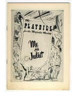 Playbill  ME &amp; Juliet  1953 Shirley  Maclaine MacClain Ray Walston  - £21.94 GBP