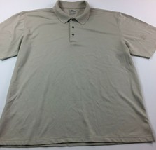 PGA Tour Men&#39;s Polo Shirt Beige Tan Size XXL 2XL 2Ex Large - £19.68 GBP