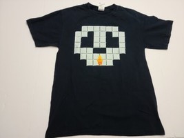 Legend of Zelda Nintendo T-Shirt Medium Link Triforce 8 Bit 2008 Black - £4.16 GBP