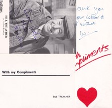 Bill Treacher Eastenders 3x Hand Signed Cast Photo &amp; Ephemera Bundle - £10.26 GBP