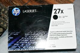 Genuine HP 27X (C4127X) Black Toner Cartridge LaserJet 4000 4050 SEALED ... - $40.50