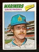 Seattle Mariners Inaugural Year Dave Pagan 1977 Topps # 508 G/VG - £0.39 GBP