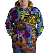 DMT magic mushroom psychedelic LSD acid hipster trippy Pullover sweater hoodie - £40.06 GBP