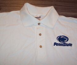 PSU PENN STATE UNIVERSITY NITTANY LIONS POLO T-SHIRT MENS SMALL Golf Dre... - $24.74