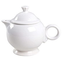 Homer Laughlin Fiesta White Tea Pot - £63.95 GBP