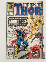 Marvel: The Mighty Thor #391 Call Him Mayhem! Mongoose! 1988 Vintage Comic - $22.26