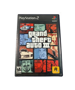 Grand Theft Auto III Sony Playstation 2 PS2 Black Label Video Game 2001 - £7.07 GBP