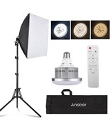 The Andoer Softbox Photography Lighting Kit Measures 16 Inches By 16 Inc... - $971.15 MXN