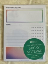 Erin Condren Self Care Sticky NotePad Brand New - £9.69 GBP