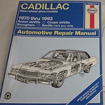 Haynes Publications, Inc. 21030 (751) Cadillac Automotive Repair Manual Paperbac - £7.90 GBP