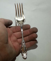 WM Rogers Silverplated Fork 6.5&quot; long Silver Plated Vintage Antique Collectible  - £11.81 GBP