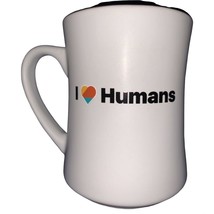 Lattice Coffee Mug I Love Humans SWAG Cup Heart Human Resources HR Office Desk - £14.82 GBP