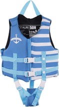 Toddler Swim Vest Floaties for Kids with Adjustable Safety, 9 Years,Stripes - $47.99