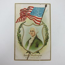 Postcard George Washington First President Patriotic Embossed Antique Unposted - £7.98 GBP