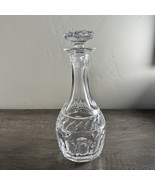 Vintage Atlantis Full Lead Crystal Glass Decanter Stopper Portugal Marke... - $805.72 MXN