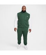 Nike Sportswear Club Men&#39;s Fleece Winterized Zip-Front Vest - Fir/White-... - €42,96 EUR