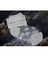 Janie and Jack Sheer White Flower Ankle Socks Size 12/24 Months Girl&#39;s NEW - $6.51