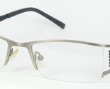 OU 33.534.02 Gris Argenté/Noir Lunettes Métal Cadre 51-18-135mm - $66.33