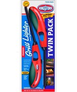 KingSford JUMBO Premium LIGHTER 2 pack Grill Long Reach adjustable RED L... - $33.68