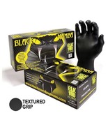Black Mamba Black Powder Free Textured Nitrile Gloves (XX-Large) 100 per... - €47,51 EUR