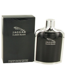 Jaguar Classic Black 3.4oz Men&#39;s Eau de Toilette - £9.91 GBP