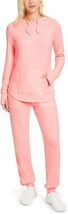 allbrand365 designer Womens Activewear Mushy Knit Hoodie Size Large,Spring Tulip - £35.02 GBP