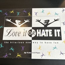 Vintage &quot;Love It or Hate It&quot; Party Game by Tyco - 1995 Edition - Complete!! - £16.08 GBP