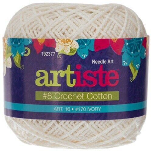 Artiste Crochet Cotton 8 Thread Various Colors New Price Per Skein