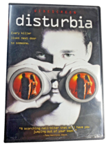 Disturbia Widescreen DVD David Morse,Carrie-Anne Moss,Shia LaBeouf,Sarah Roemer - £2.39 GBP