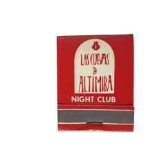 Vintage Matchbook Las Cuevas Altamira Night Club Puerto Rico Full Unstruck - $252.67 MXN