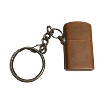 Laser Vintage Copper Tone Nice Wear Flip Top Lighter Keychain - $9.65