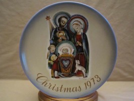 The Nativity Collector Plate Schmid Hummel Christmas 1973 Sister Berta - £6.25 GBP