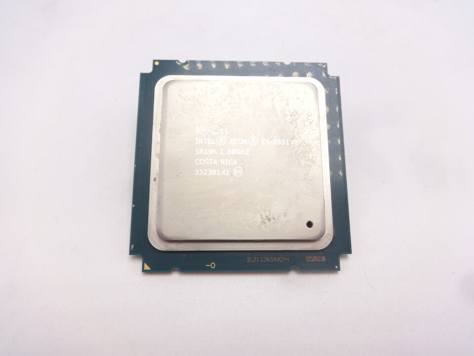 Intel SR19K Xeon E5- 2651V2 1.8GHZ 8Core 30MB Processor - $19.98