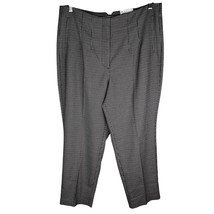 Nine West Dress Pants Tapered High Rise 16 Short Houndstooth New - $29.69